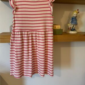 Pink Striped Kids Dress